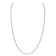 Pomellato 18 Karat White Gold Chain Necklace
