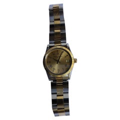 18K Yellow Gold and Steel Baume & Mercier Watch