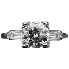 1930s 1.26ct Diamond Ring