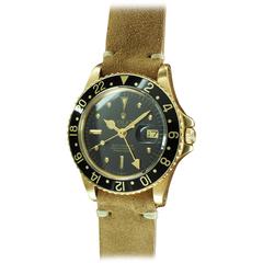 Rolex Yellow Gold GMT-Master Wristwatch Ref 1675