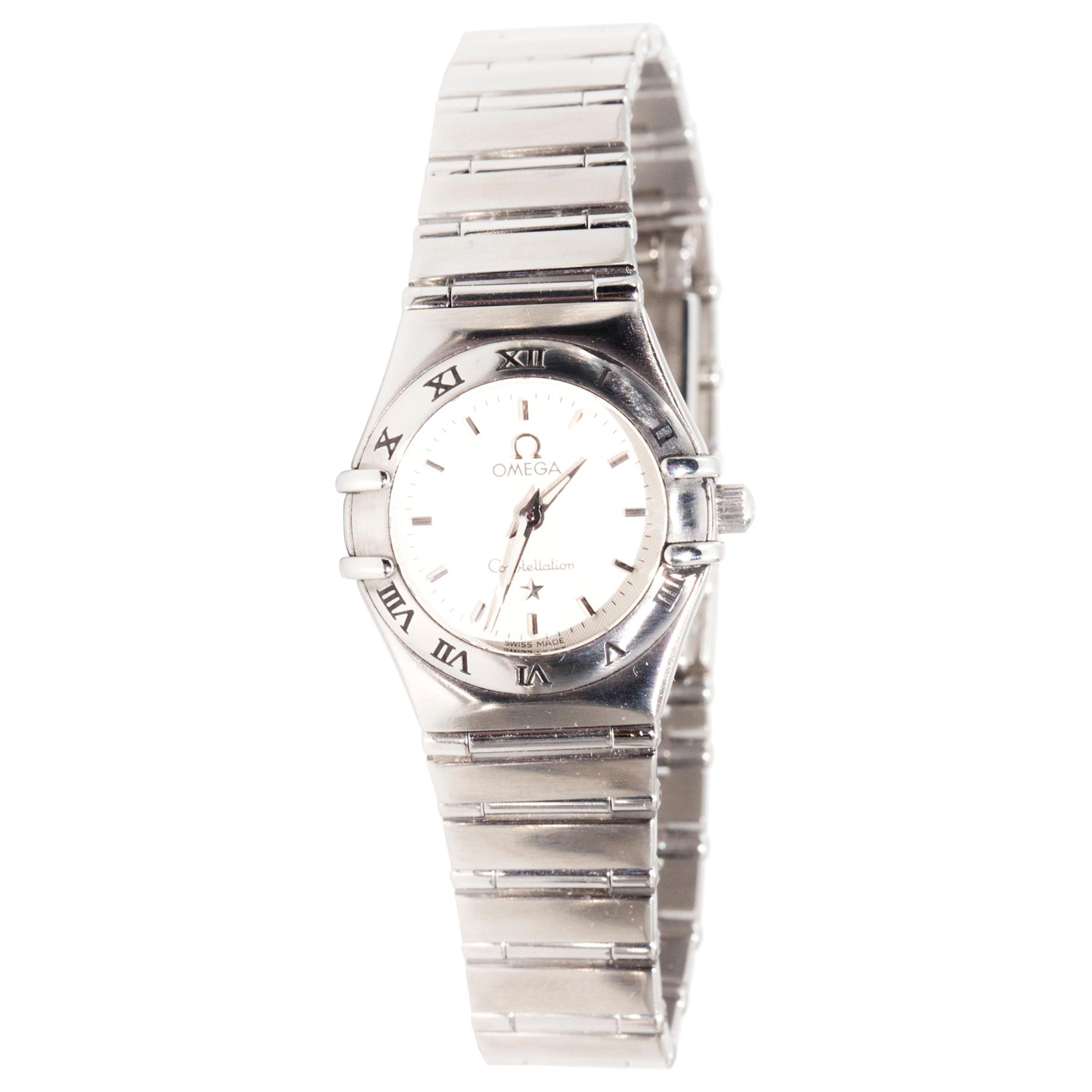 Omega Constellation Mini Ladies Classic Stainless Steel Vintage Watch For  Sale at 1stDibs