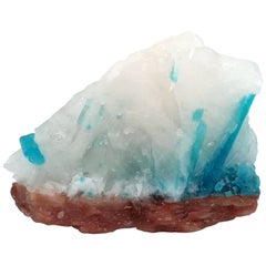 Paraiba Tourmaline Crystal in Matrix, Mineral Specimen