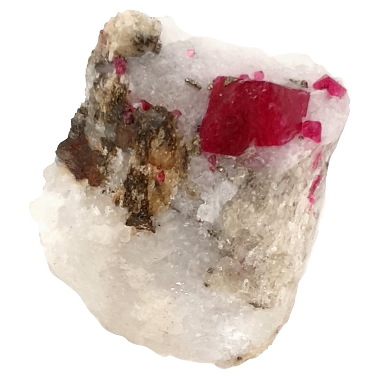 Spinellkristall in Matrix, Mineralexemplar