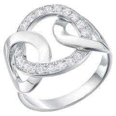 Diamond Gold Circles Ring