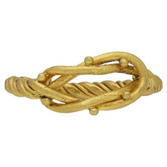 Viking Gold Hercules Knot Ring, circa 8th-11th Century AD