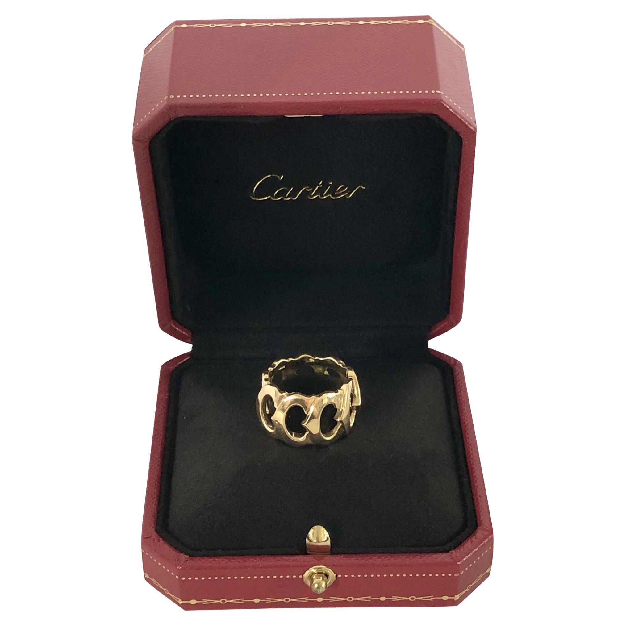 Cartier "C" de Cartier Yellow Gold Wide Band Ring