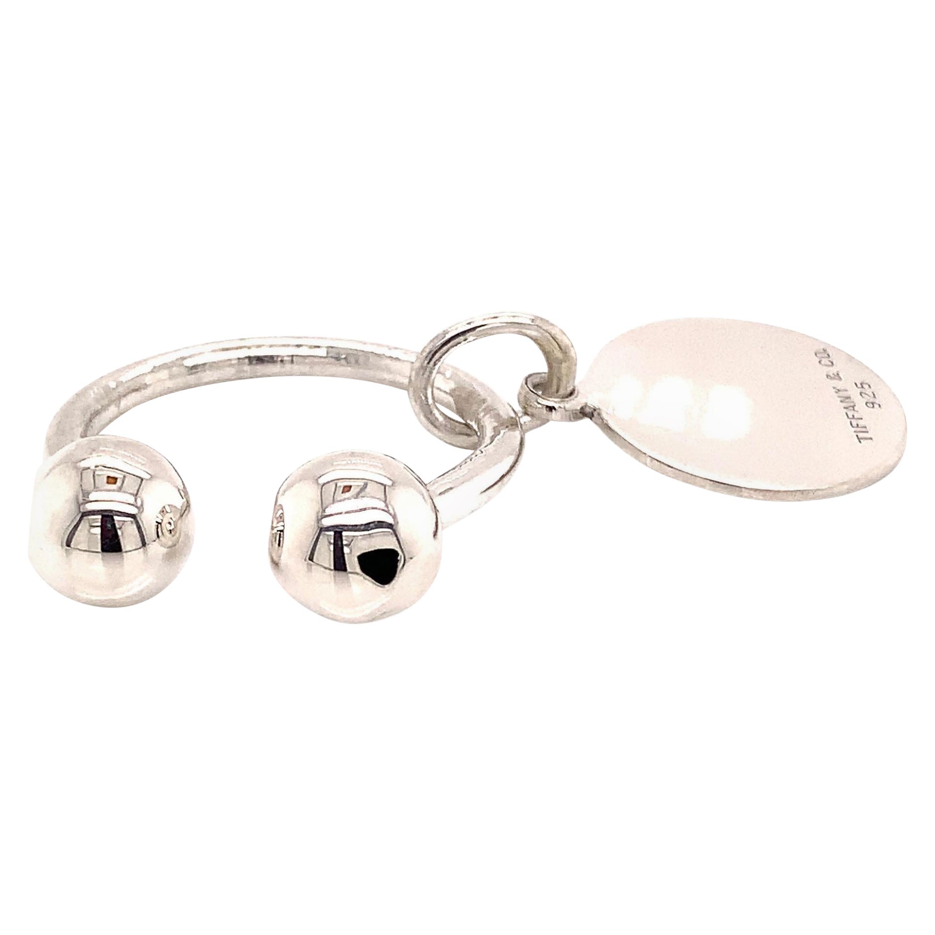 Porte-clés en argent sterling 9,2 grammes de Tiffany & Co Estate en vente