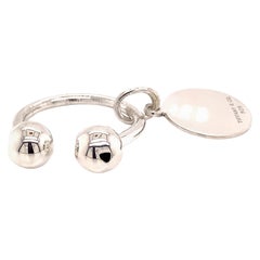 Tiffany & Co Estate Sterling Silver Keychain 9.2 Grams