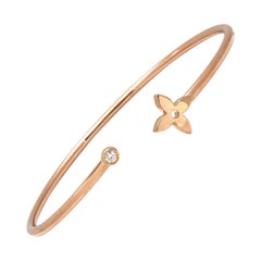 Louis Vuitton 'Idylle Blossom Twist' Rose Gold Diamond Bracelet