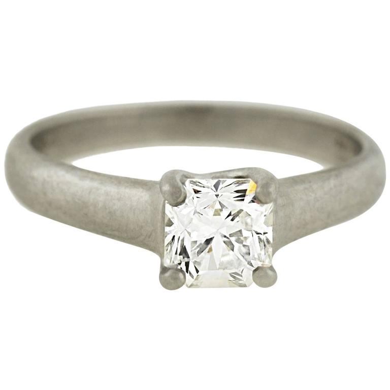 Tiffany and Co. Diamond Platinum Lucida 