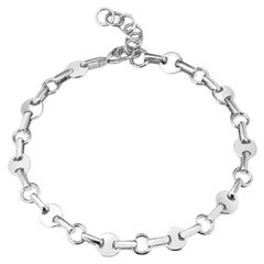 Syna Bracelet géométrique en argent sterling