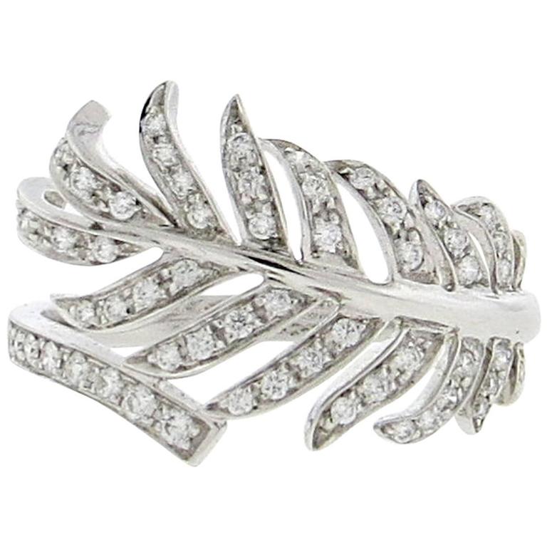 Chanel cheap feather ring