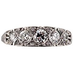 1920s Diamond Platinum Ring 3