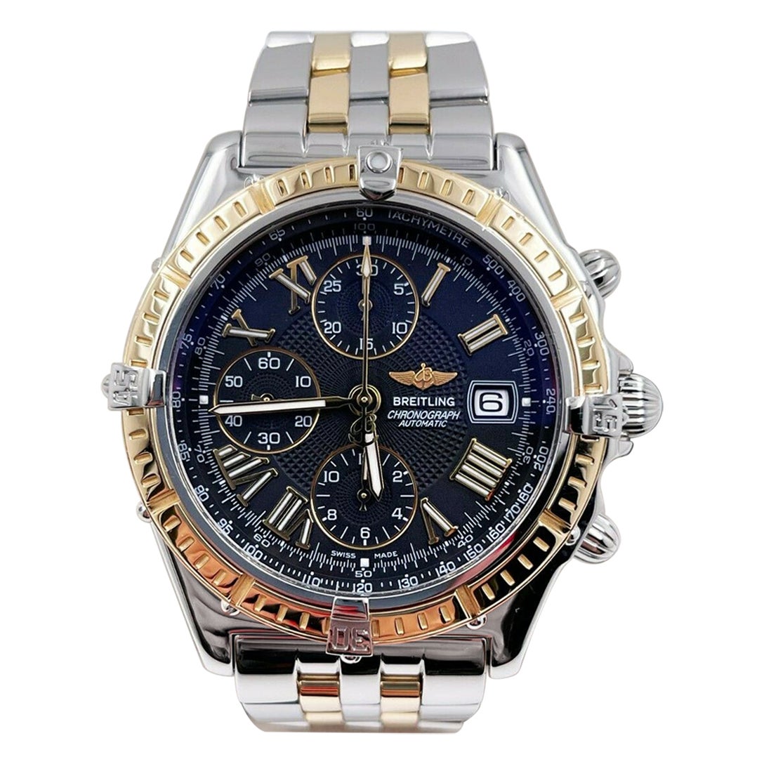 Breitling D13055 Crosswind 18K Yellow Gold Stainless Steel with Box