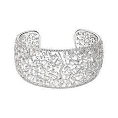 Bracelet en or blanc et diamants