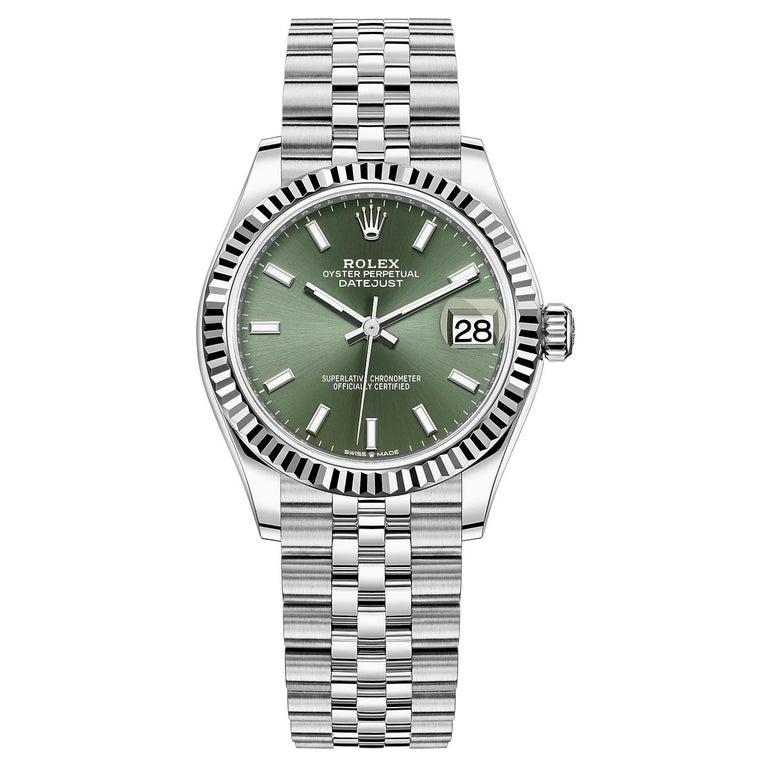 Green Rolex Datejust - 11 For Sale on 1stDibs | rolex datejust green dial,  datejust green dial, green datejust