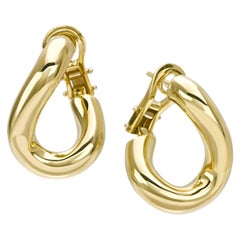 Paar Groumette-Ohrringe aus 18 Karat Gelbgold