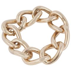 Tiffany & Co. Gold Open Curb Link Bracelet