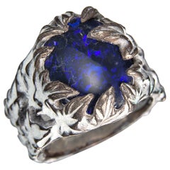 Snow Ivy Opal Ring Magic Energy Stone Mens Jewelry Healing Gem St Valntines Gift