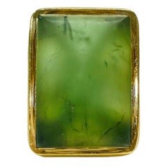 Gelbgold Chalcedon-Ring von Denise Roberge
