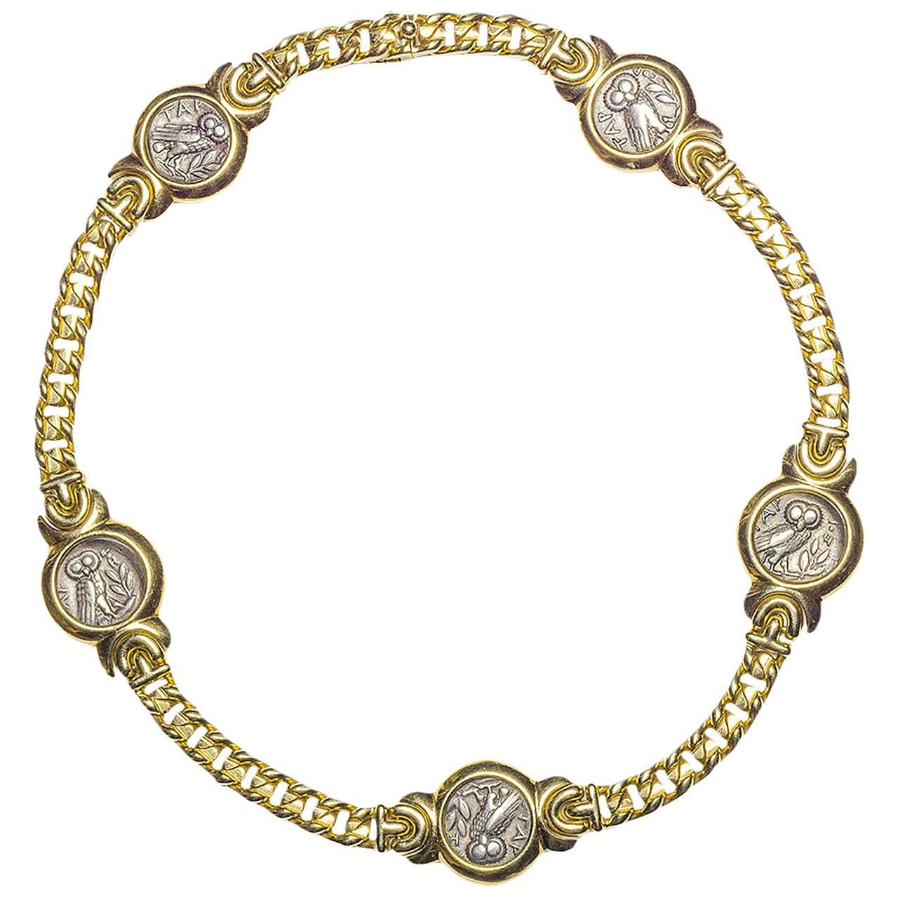 Bulgari Ancient Coin Necklace
