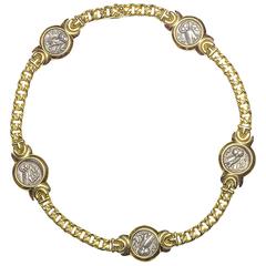 Vintage Bulgari Ancient Coin Necklace