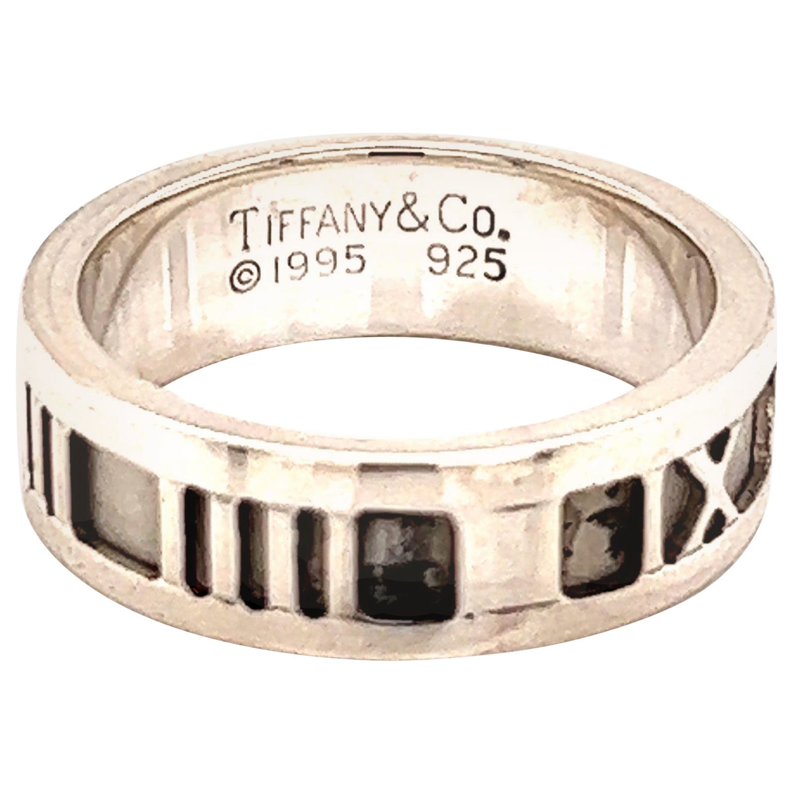 Tiffany & Co. Estate Sterling Silver Ring, 4.9 Grams For Sale