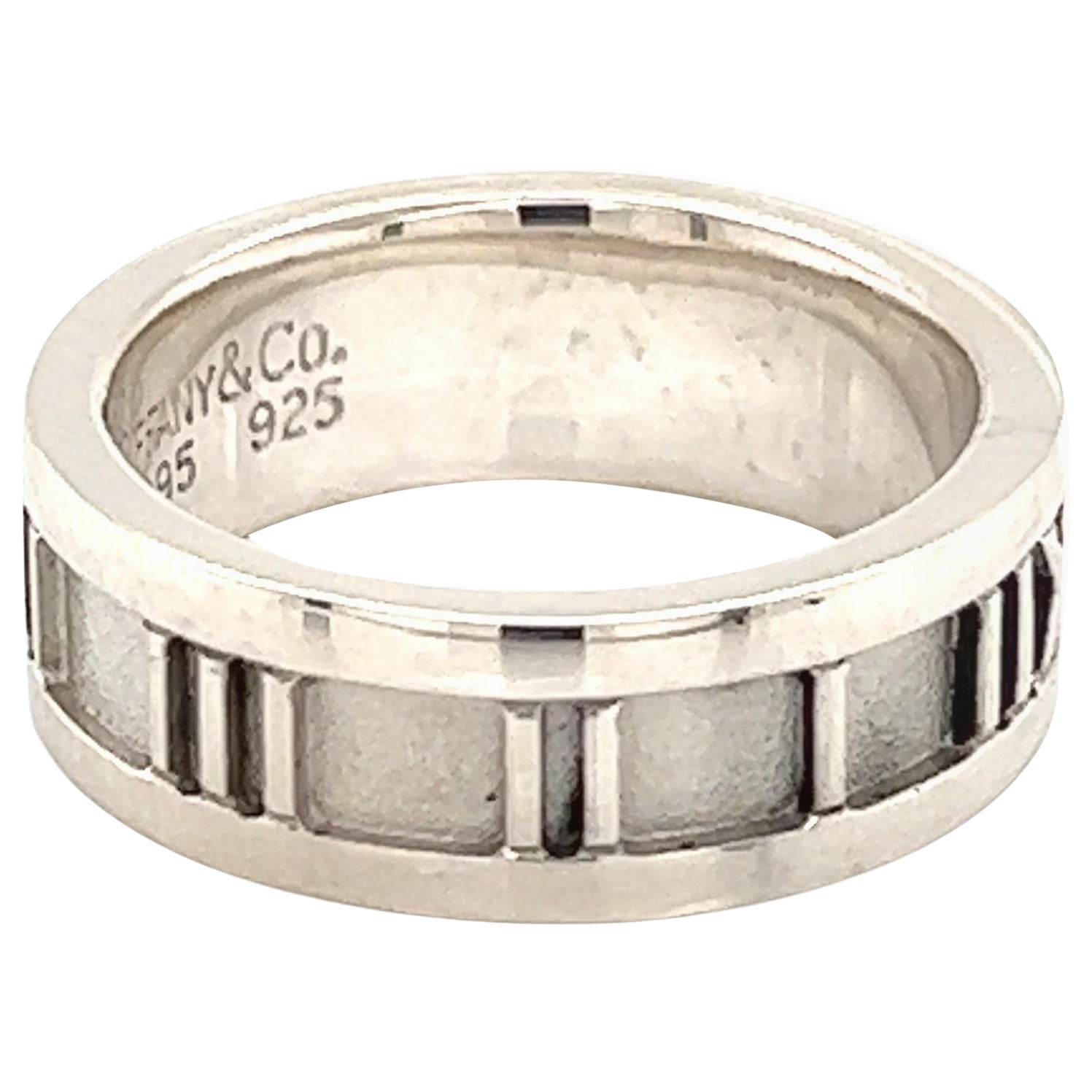 Tiffany & Co. Bague en argent sterling de succession, 5,2 grammes