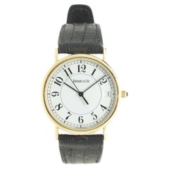 Tiffany & Co. 18 Karat Yellow Gold Vintage Ladies Wrist Watch