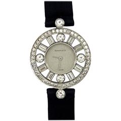 Tiffany & Co. Paloma Picasso Lady's White Gold Diamond Wristwatch