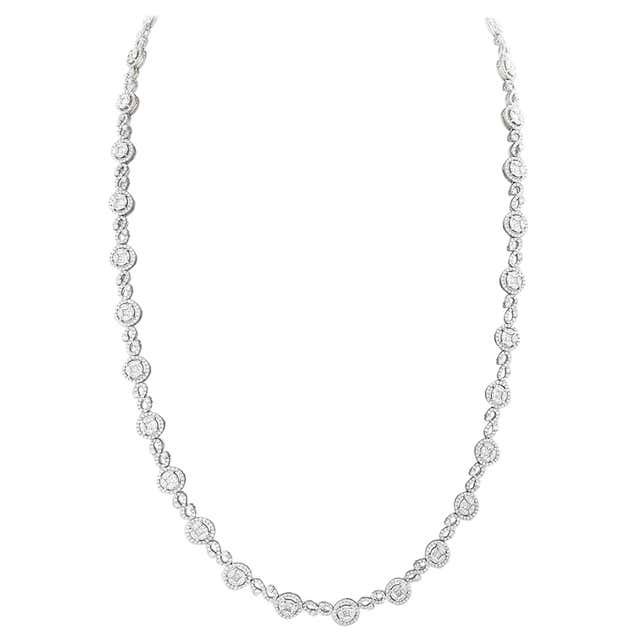Diamond Necklace For Sale at 1stDibs