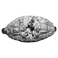 Art Deco 1.24ct Diamond Ring