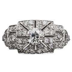 .36ct Diamond Art Deco Style Ring