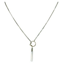 Gucci Drop Necklace 18k White Gold Italy