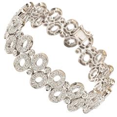 Fine Diamond White Gold Bracelet