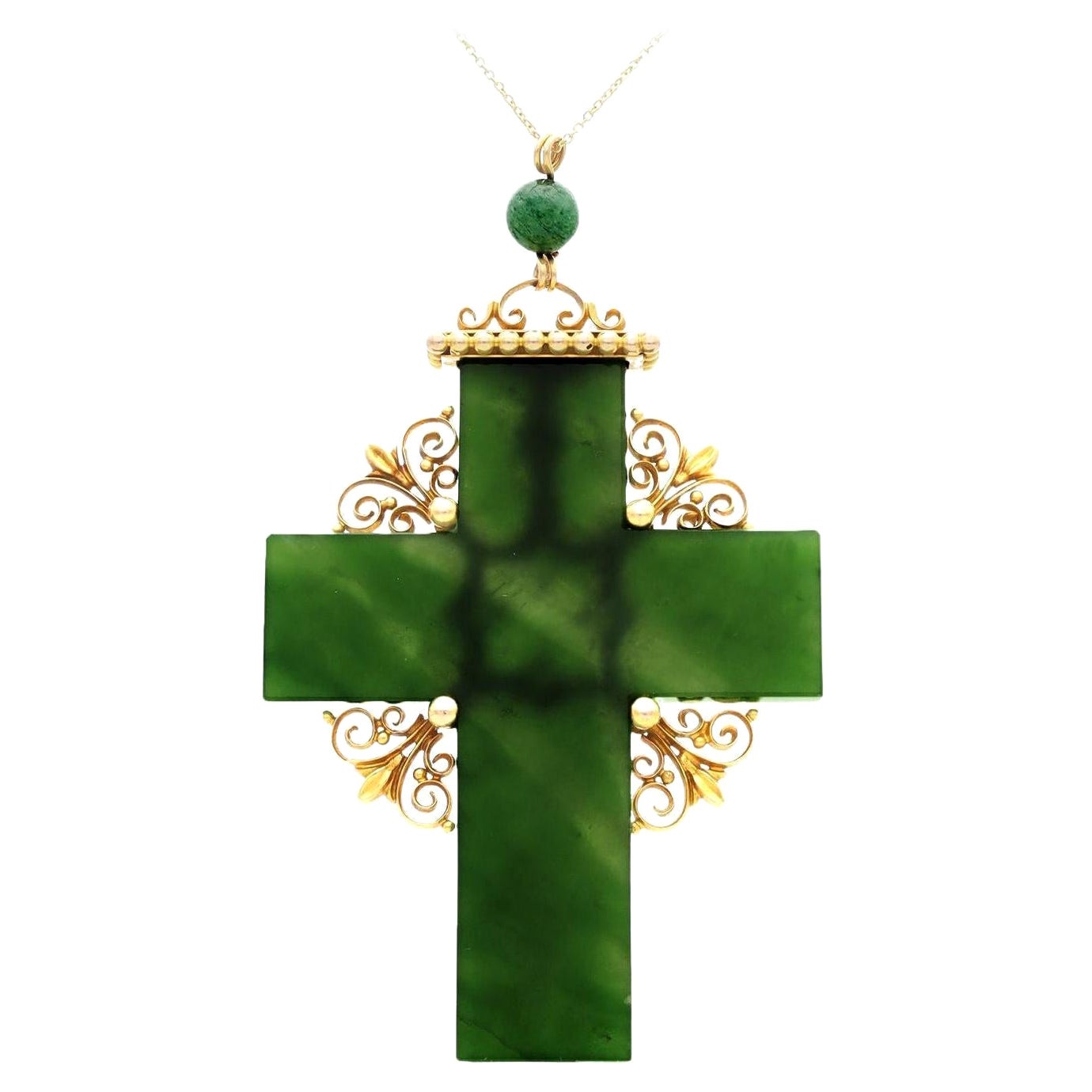 What does the cross in jewelry represent?