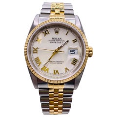 18K Two Tone Rolex DATEJUST Oyster Perpetual
