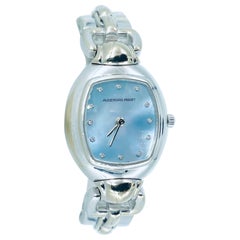 Vintage RARE Audemars Piguet Mother Of Pearl Diamonds Dial Watch 18k White Gold