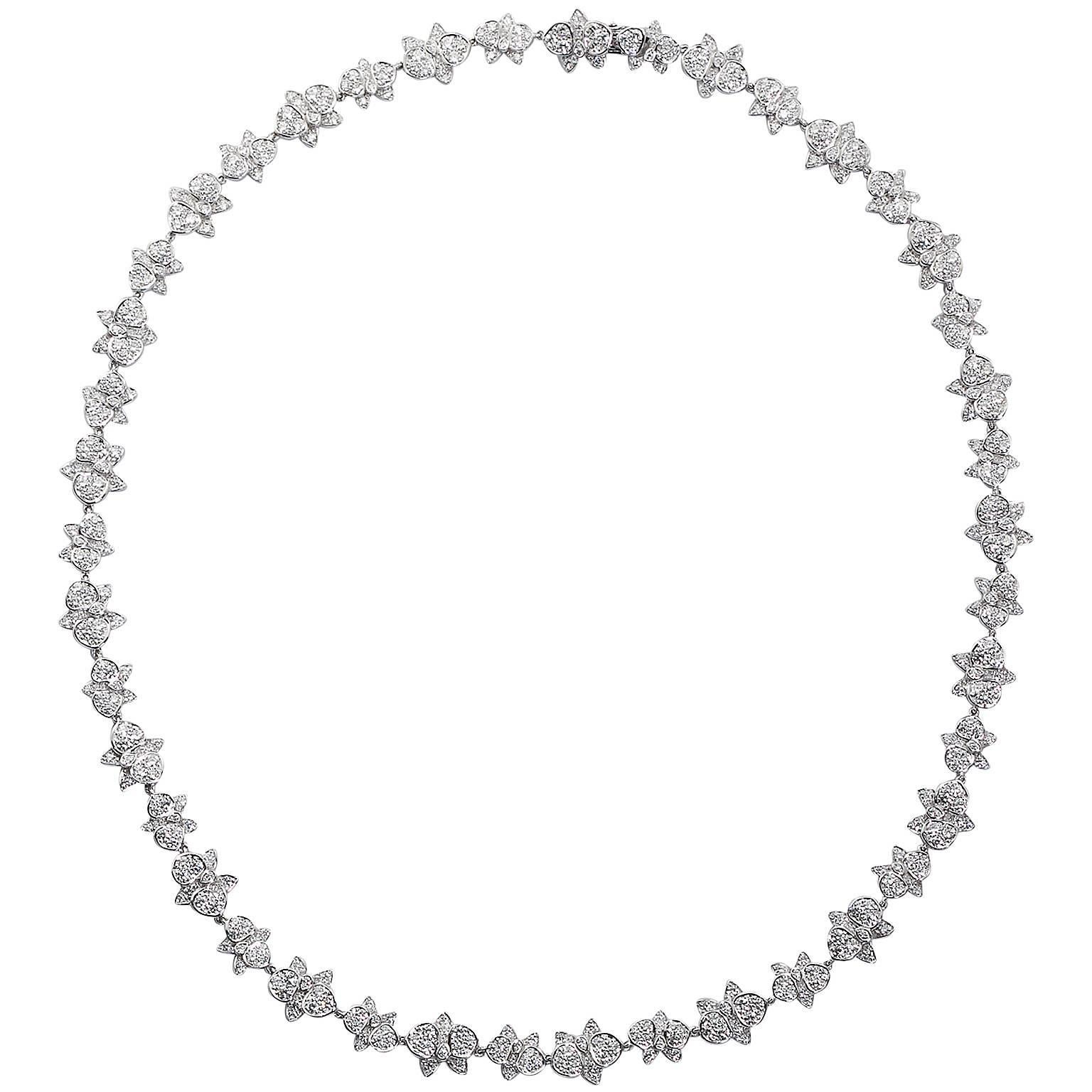 Cartier Caresse D'Orchidées Par Cartier Diamond Necklace