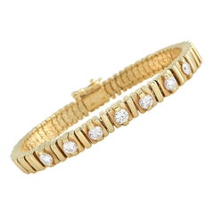 Jose Hess 14K Yellow Gold 1.75 Ct Diamond Bracelet