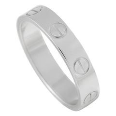 Cartier Love 18K White Gold Band Ring