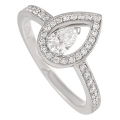 Fred of Paris Lovelight Platinum 0.85 Ct Diamond Ring