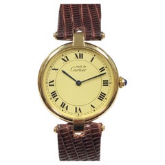 Cartier Vendome Large Quartz Must de Cartier Quartz Wristwatch