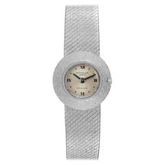 Cocktail-Damenuhr von Patek Philippe, 18 Karat Weißgold, mit 3344 Box-Papieren