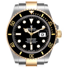 Rolex Submariner 41 Steel Yellow Gold Black Dial Mens Watch 126613 Unworn