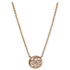 Louis Vuitton Pandan Tiff Coeur Motifs 18k Pink Gold Long Necklace For Sale  at 1stDibs