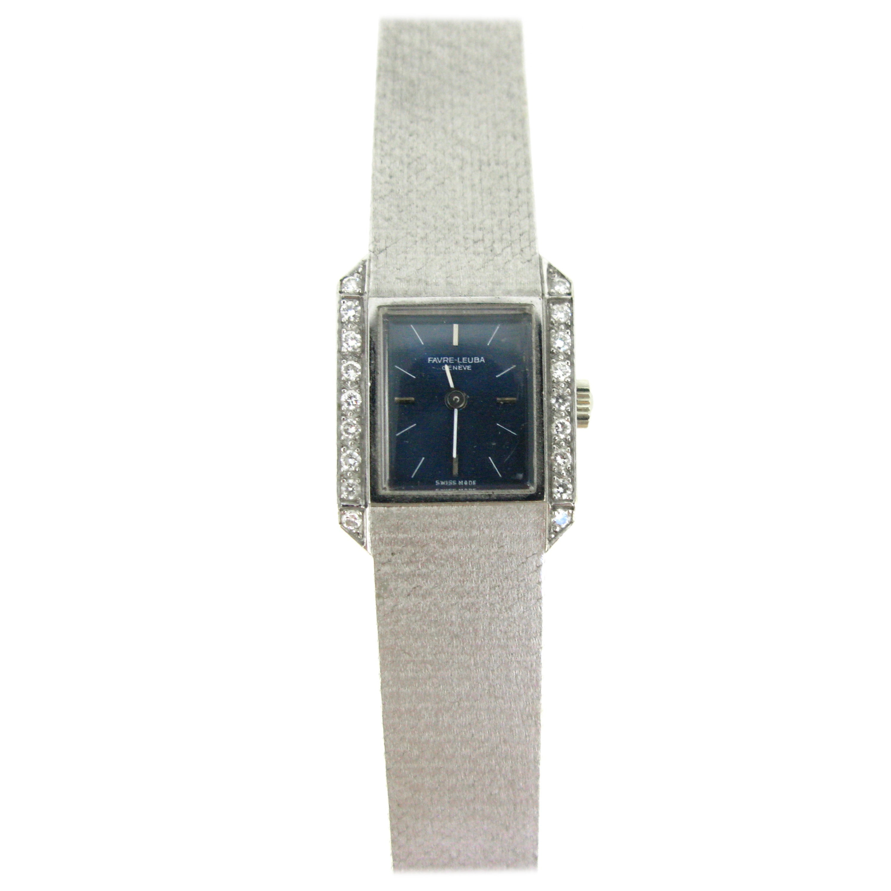 Jewellery Watches Wrist Watches Womens Wrist Watches Vintage Favre leube geneve ladies watch Swiss made white dial! 