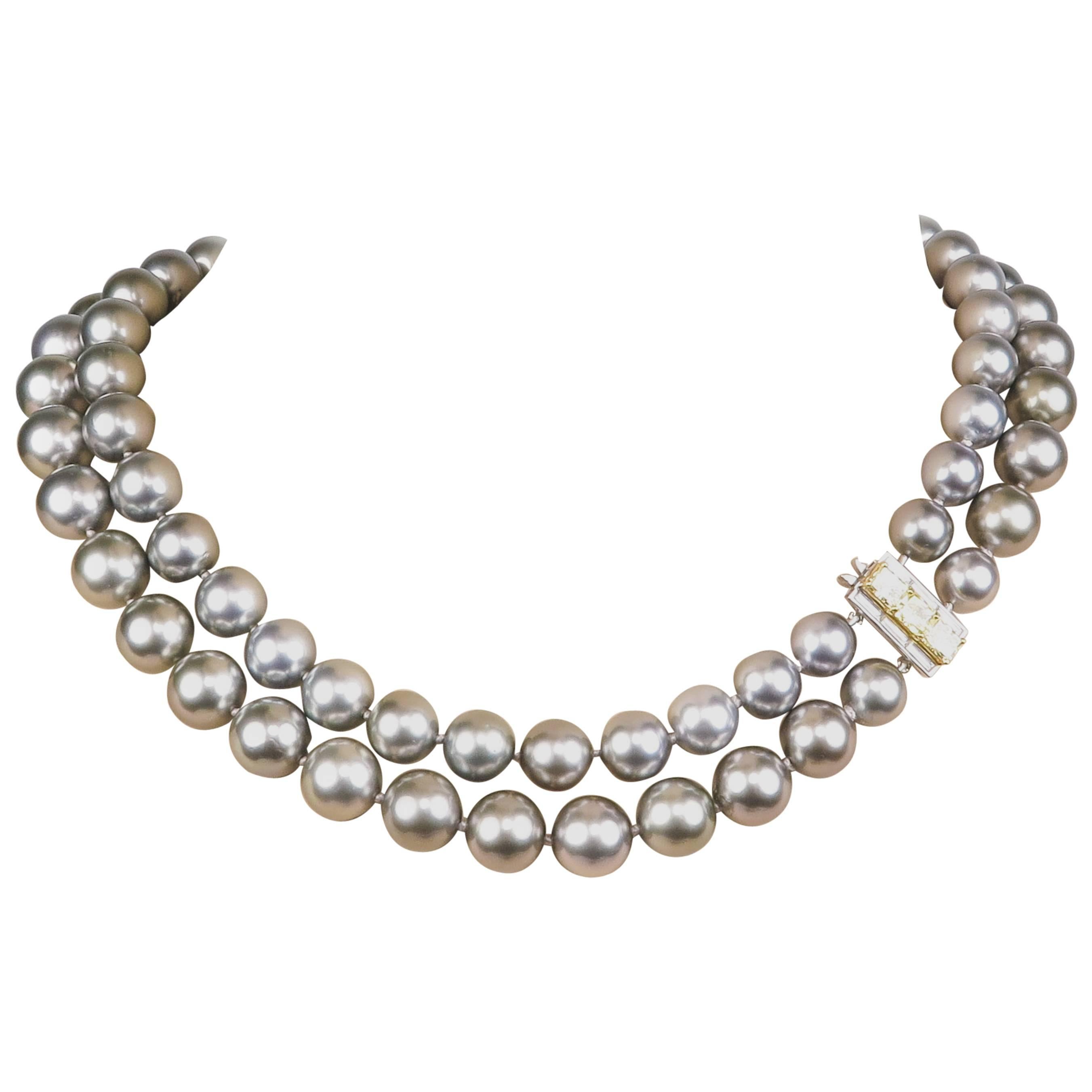 Graff Double Strand Pearls Necklace