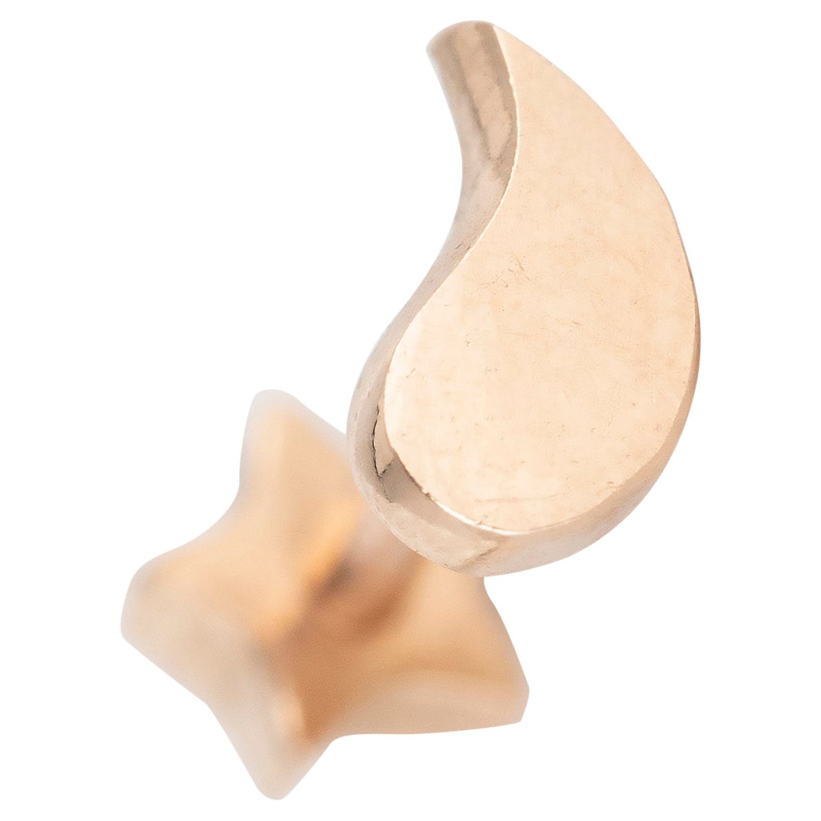 14kt LV Nose Stud — STATEMENT GOLD