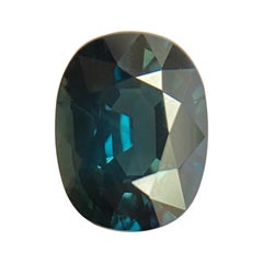 2.15ct Fine Deep Blue Sapphire Oval Cut Australian Rare Loose Gemstone
